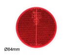 Reflektor ø 84mm röd, m5 bult