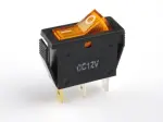 switch med bakgrundsbelysning stor smal 12v 20a