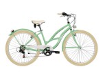 Cykel adriatica cruiser grön för kvinnor 
