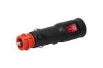 cigarettändaruttag med strömbrytare euro din 12v 24v amio-02051