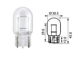 Glödlampa med glasfot 12v t20, w21w, b3x16d