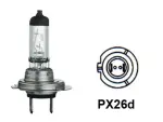 Halogenlampa h7 12v 55w,  (px26d)