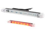 Led bromsljus 12/24v vitt glas 12-24v