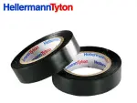 Hellermann tejp svart 15x0,15mm 10m