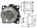 Frontljus ø 90mm dia