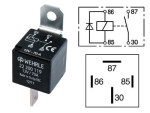 Strömrelä 12v 70a 4-pol. med diod 12v