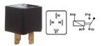 Relä 12v 30a 4-pol