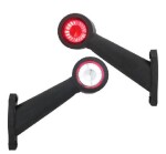 Markeringsljus led vänster. ordlek/val. 45°, l:168, kabel 0,45m