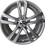 lättmetallfälgar nano bk798 silver 8x18" 5x115 et20 medium diameter 71,6