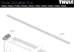 thule reservdel wingbar evo snabbåtkomstgränssnitt (allmän gummilist) 52989