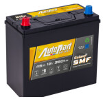 Autopart batteri 45ah 380a 237x127x225 +/-