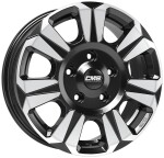 lättmetallfälgar cms c31 diamantsvart blank 6,5x16" 6x130 et62 medium 84,1