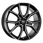 lättmetallfälgar cms c33 diamantsvart blank 8x19" 5x108 et42 medium diameter 63,4