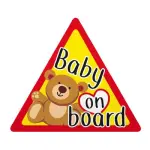 Klistermärke baby ombord