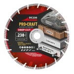 Diamantkapskiva 230 x 1,8 x 22,23 mm Procraft DC230