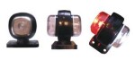 dob-63 led sidoljus vit/röd 55x63mm