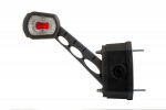 ldcc2713 hornljus led kurva 45° 216mm vänster 12/24v