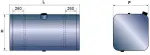bränsletank scania 470l; al