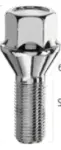 mcgard p14x1.50/28/17 (p57.5 ch17), flyttbar bricka, krom, 1st