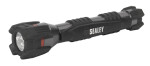 Sealey ficklampa i aluminium, täckt med gummi, 4 x led