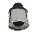 ljuddämparspets ellips 63 mm höger, rostfri
