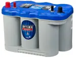 Agm batteri, för båtar 12v 66ah 845a cca konstant strömförsörjning + startbatteri +/– blå topp dc 5.0