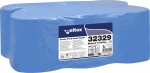 Rullpapper 2-lagers "maxipull" 108m x 19,5cm blått. 6 rullar/förpackning celtex