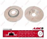 bromsskiva första vänster/höger citroen c6; peugeot 407, 407 sw, 607 2.0-3.0 02.00-