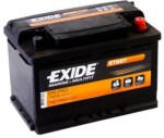 Exide start 74ah 680a 280x175x190-+ en750
