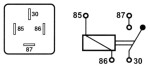 relä 40a 12v ed005