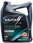 helsyntetisk officialtech 0w-20 c5p 5l api sp,c5, psa b71 2010