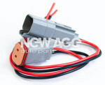 detusch dt-2 anslutningskabelkabel (1 set)