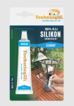 universal silikon i en liten tub svart 20ml