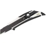Tajima kniv Dora 18mm Razar svart med svart blad och vridlås