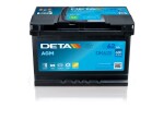 Batterideta 12v 62ah/680a agm (r+ standard) 242x175x190 b13 (agm/startbatteri)