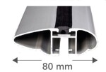 aluminium takram balk dynamisk 1,6 m (2 st.)