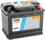 EXIDE Batteri EXCELL ** 12V 62Ah 540A EB620
