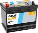 EXIDE Batteri EXCELL ** 12V 70Ah 540A EB705
