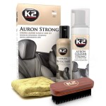 k2 auron starkt läder clean & care kit läder rengöring och vård kit