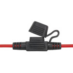 typ av säkringshållare: miniplåtsäkring max 20a, färg svart, antal: 10 st.