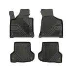 gummimattor (ultraflex dp, 4 st, färg svart) audi a3 05.03-03.13
