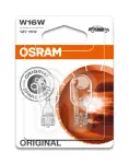 glödlampa w16w 12v b2.1x9.5d 2 st