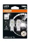 glödlampa led w16w vit 6000k 12v 2.1w 