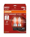 glödlampa h11 12v 55w nattbrytare silver