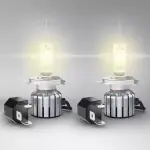 led-lampa (set med 2 st) h19/h4/r2 12v 14w p43t/p45t/pu43t-3 förbjuden att använda på allmänna vägar, ledriving hl vintage 2700k