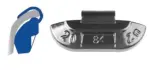 Fälgbalans 10g, plåt. svart, zink, (pe eco typ. 84b)