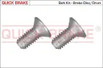 QUICK BRAKE  Skruvsats, bromsskiva 11671K