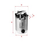 SOFIMA S 0954 NR / fuel filter fits: nissan x-trail iii, renault koleos ii 2.0d 04.16-