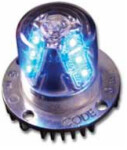 Blinker 6 led dolt ljus inuti eldblått