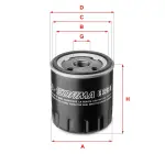 SOFIMA  Oljefilter S 3293 R